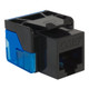 CAT5e RJ45 Keystone Jack for EZ® Style - Black, Single IC1078E5BK CAT5e RJ45 Keystone Jack for EZ® Style - Black, Single IC1078E5BK